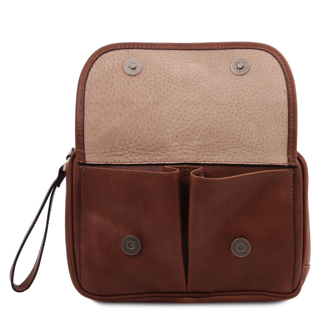 IVAN Leather Handy Wrist bag