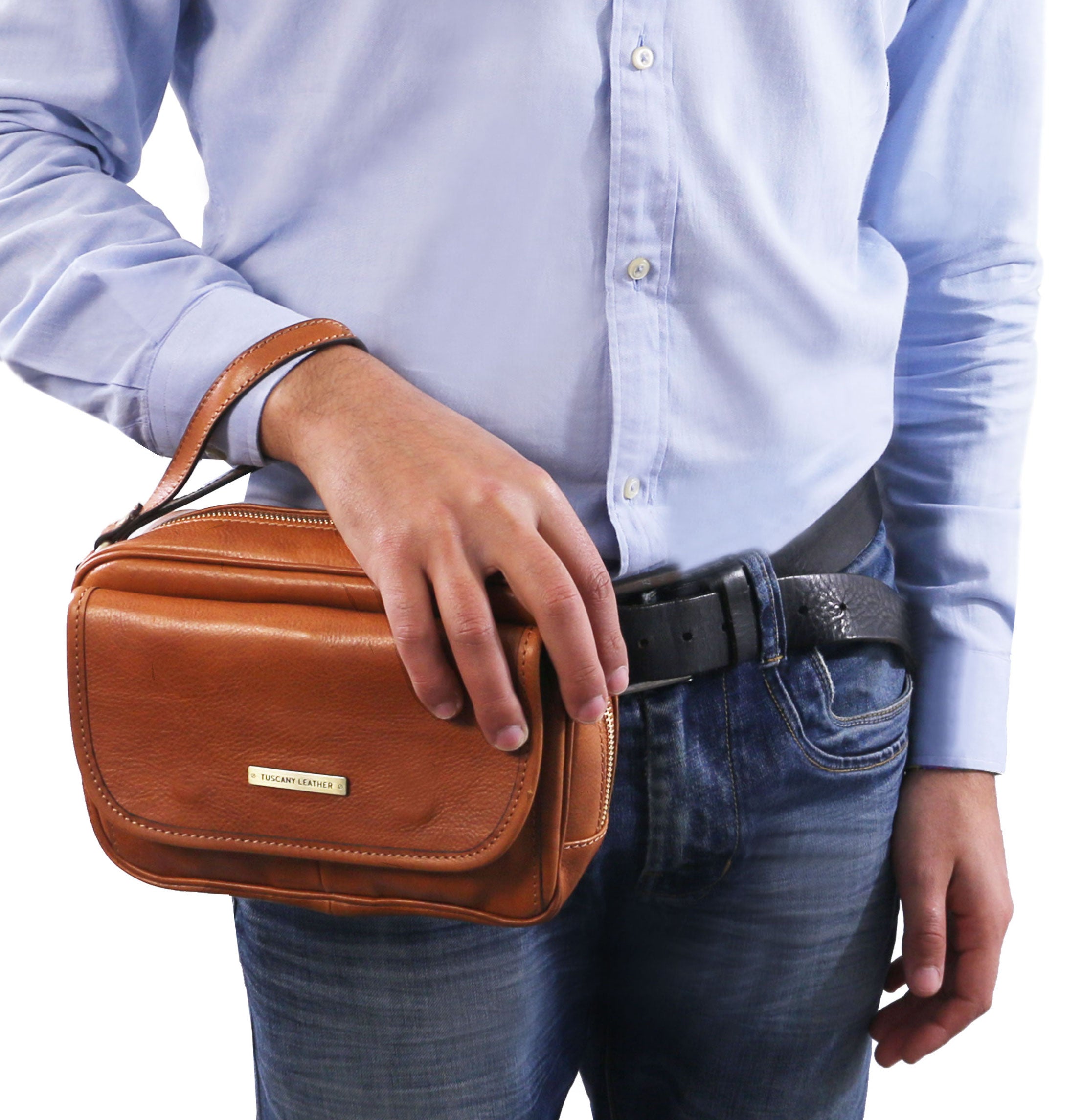IVAN Leather Handy Wrist bag