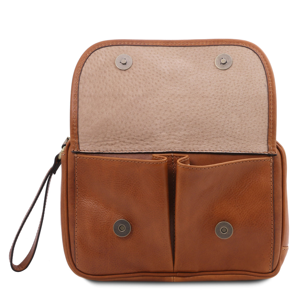 IVAN Leather Handy Wrist bag
