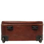 VARSAVIA Leather Pilot Case With two Wheels