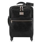 TL VOYAGER 4 Wheels Vertical Leather Trolley