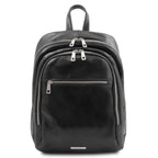 PERTH 2 Compartments Leather Backpack