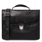 ALESSANDRIA LEATHER MULTI COMPARTMENT LAPTOP BRIEFCASE