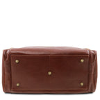 TL VOYAGER Travel Leather bag With Side Pockets