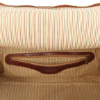 TL VOYAGER Travel Leather bag With Side Pockets