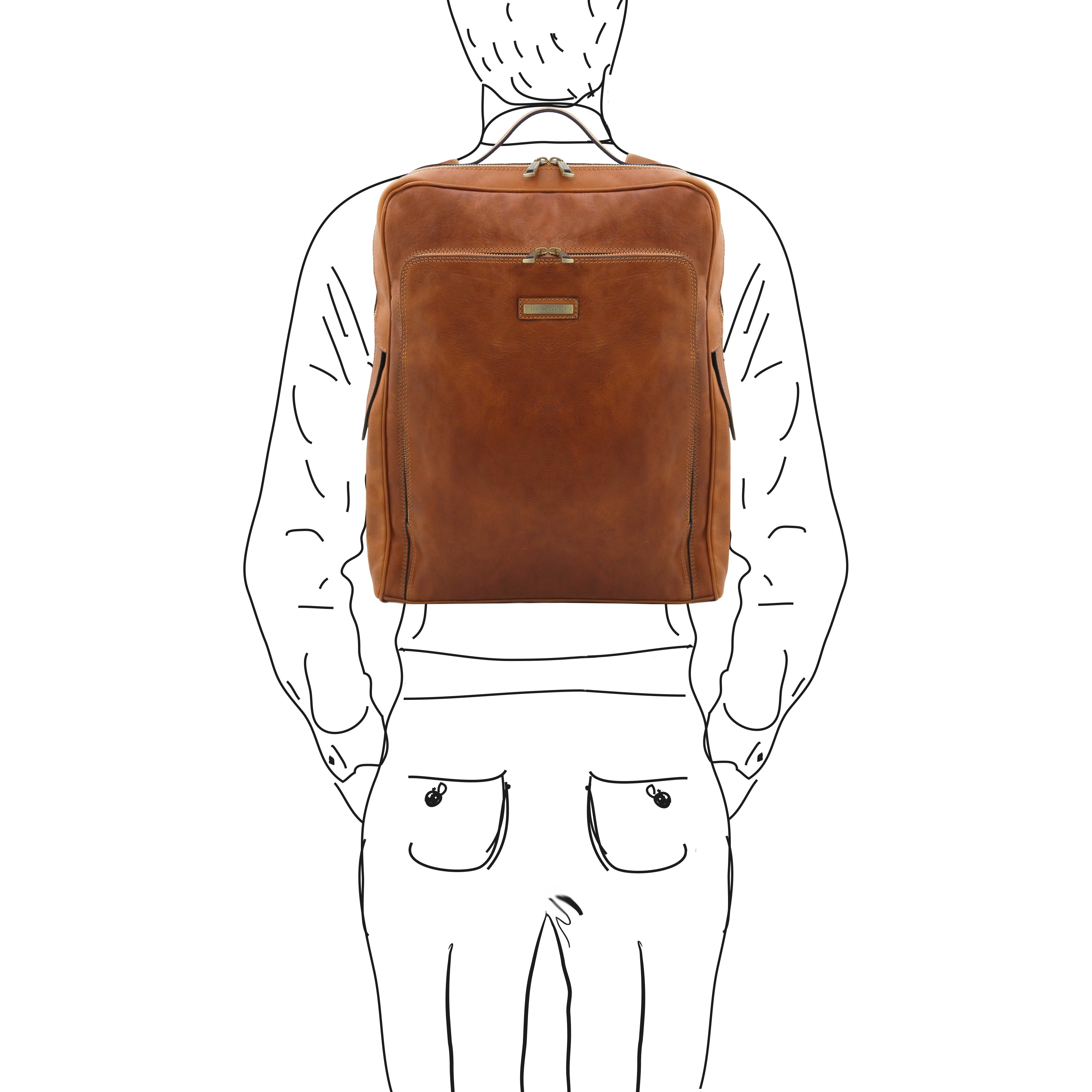 BANGKOK Leather Laptop Backpack