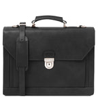 CREMONA Leather Briefcase 3 Compartments