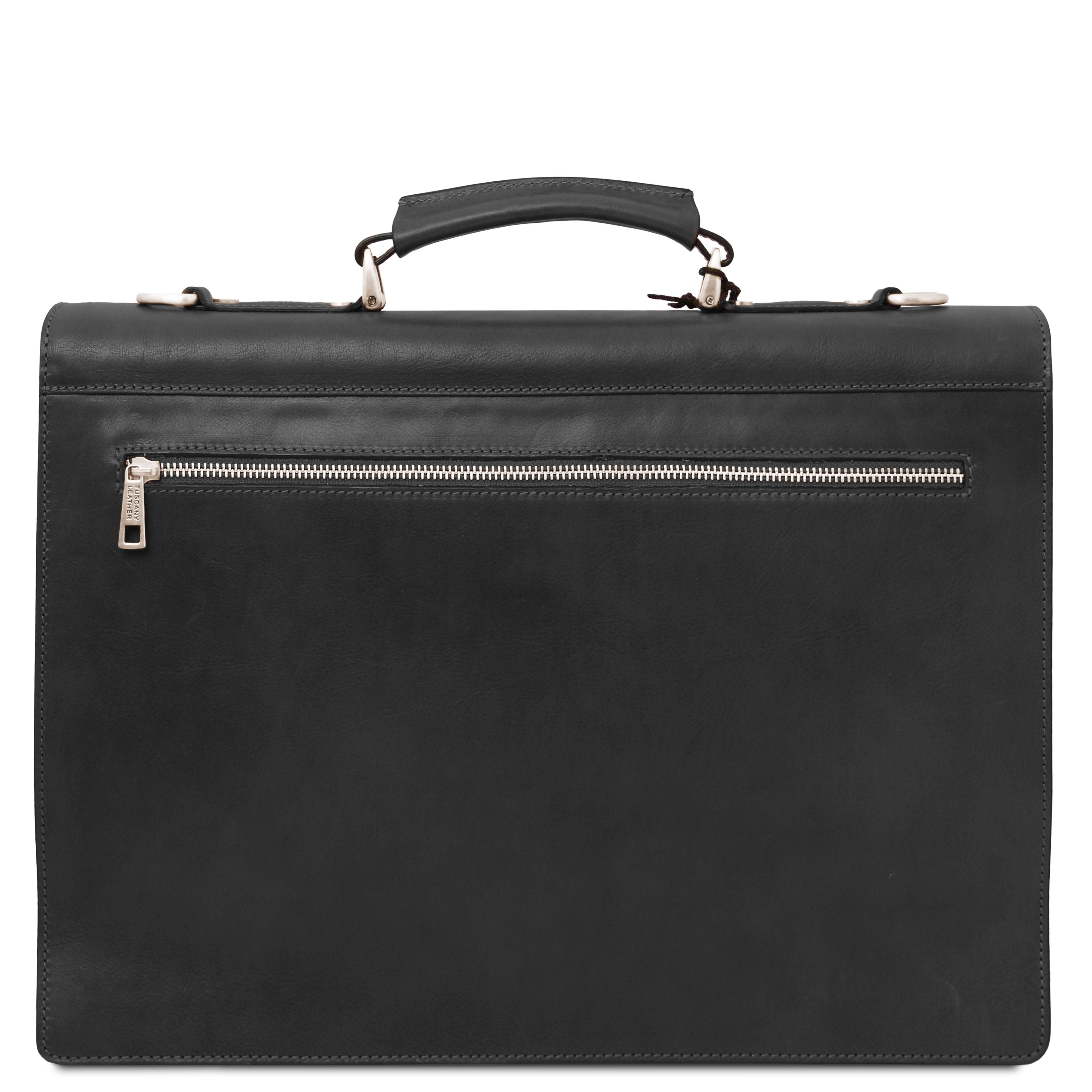 CREMONA Leather Briefcase 3 Compartments