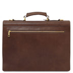 CREMONA Leather Briefcase 3 Compartments