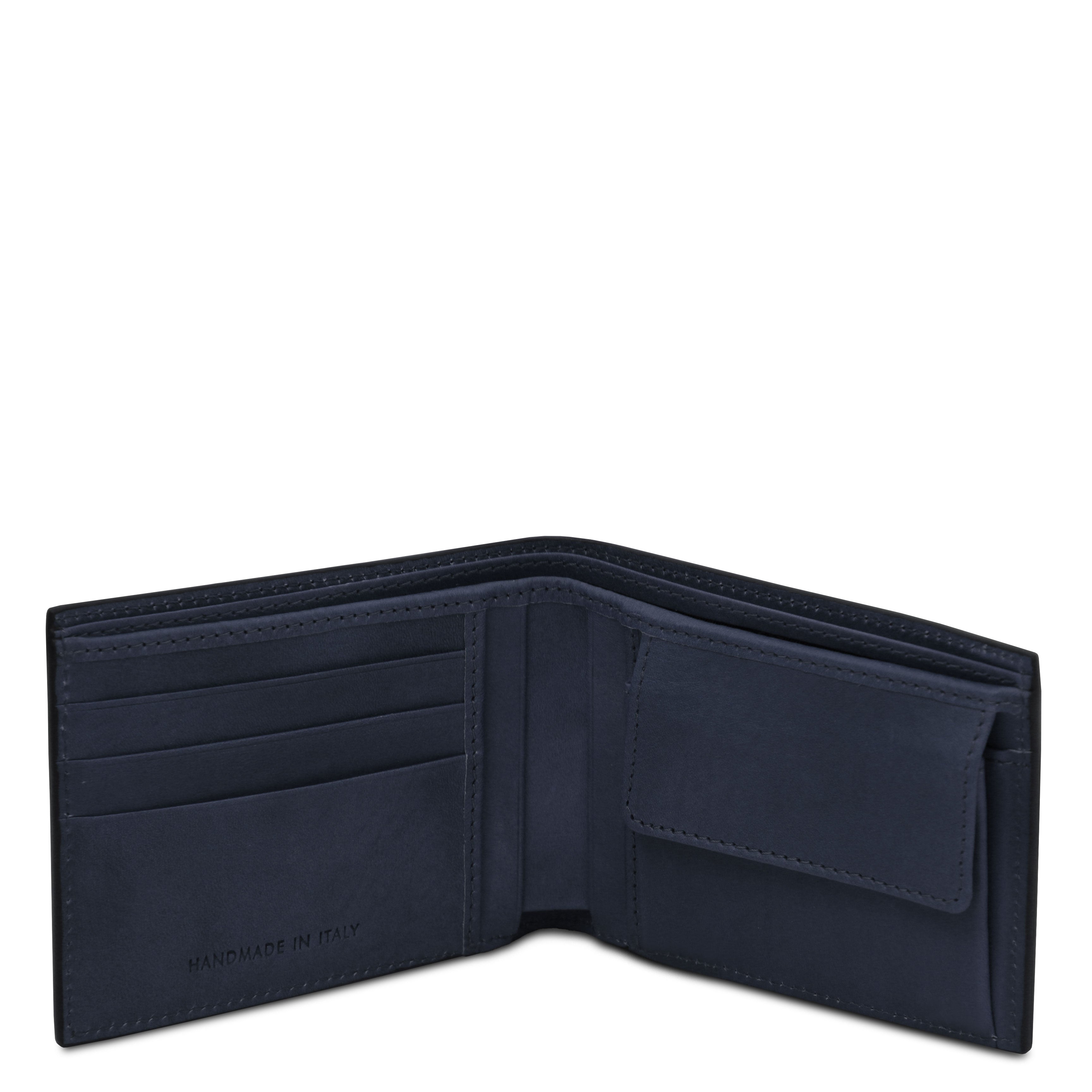 Exclusive 2 Fold Leather Wallet With Coin Pocket