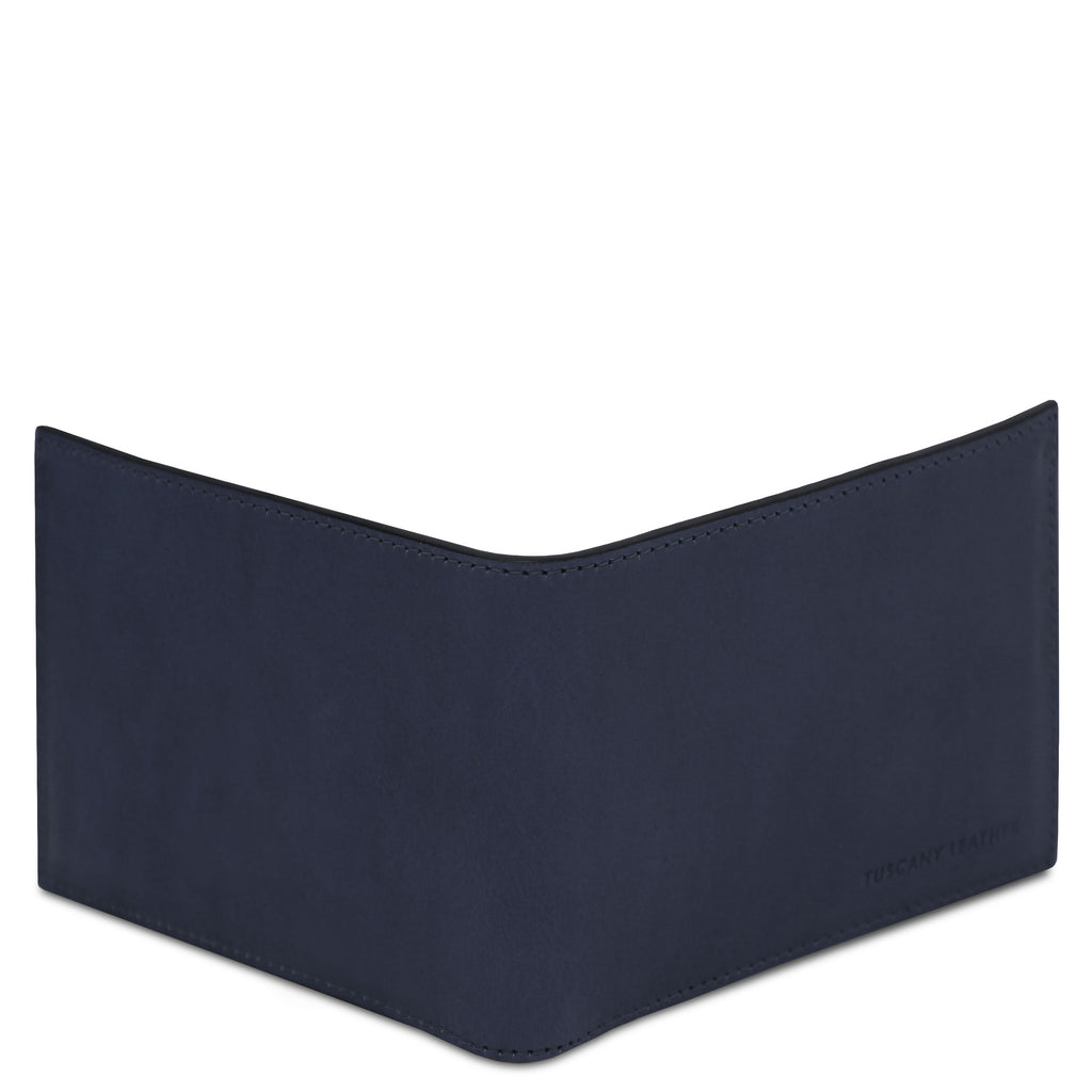 Exclusive 2 Fold Leather Wallet With Coin Pocket