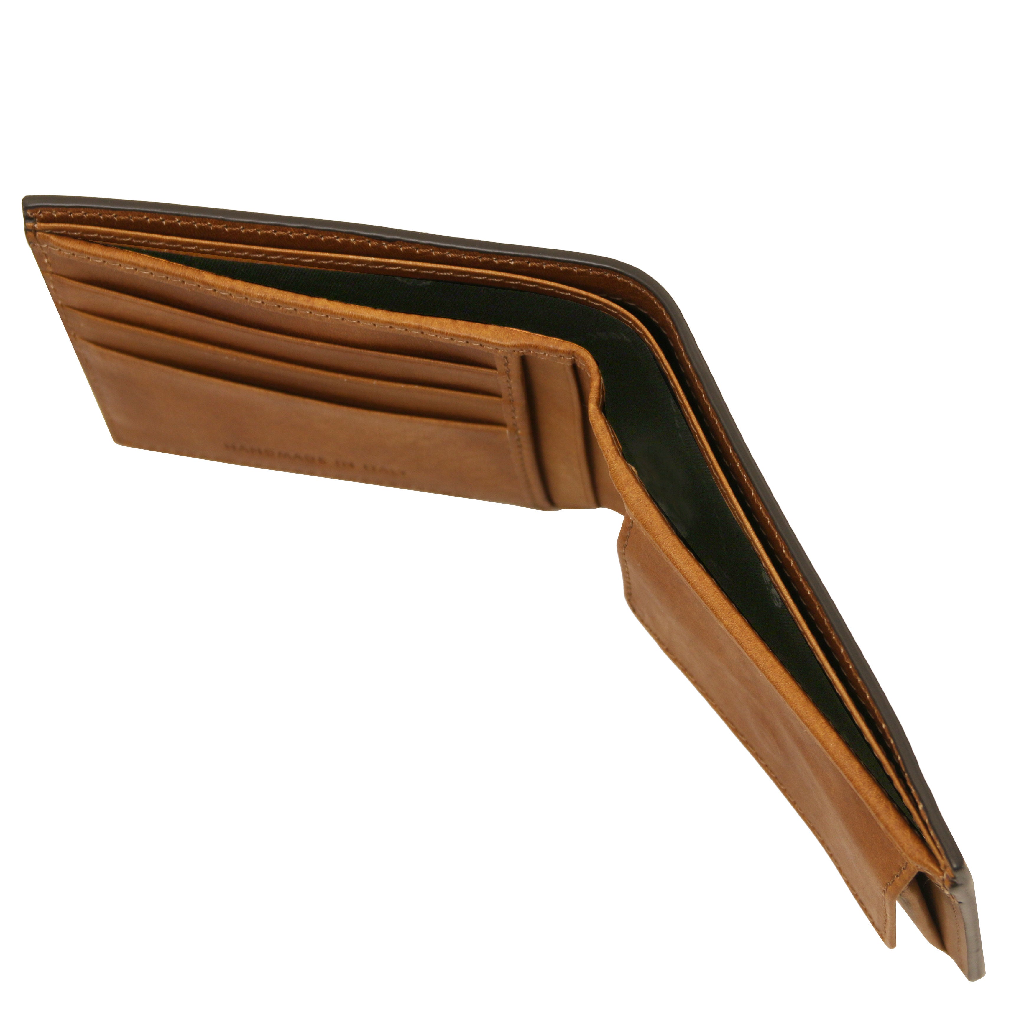 Exclusive 2 Fold Leather Wallet With Coin Pocket