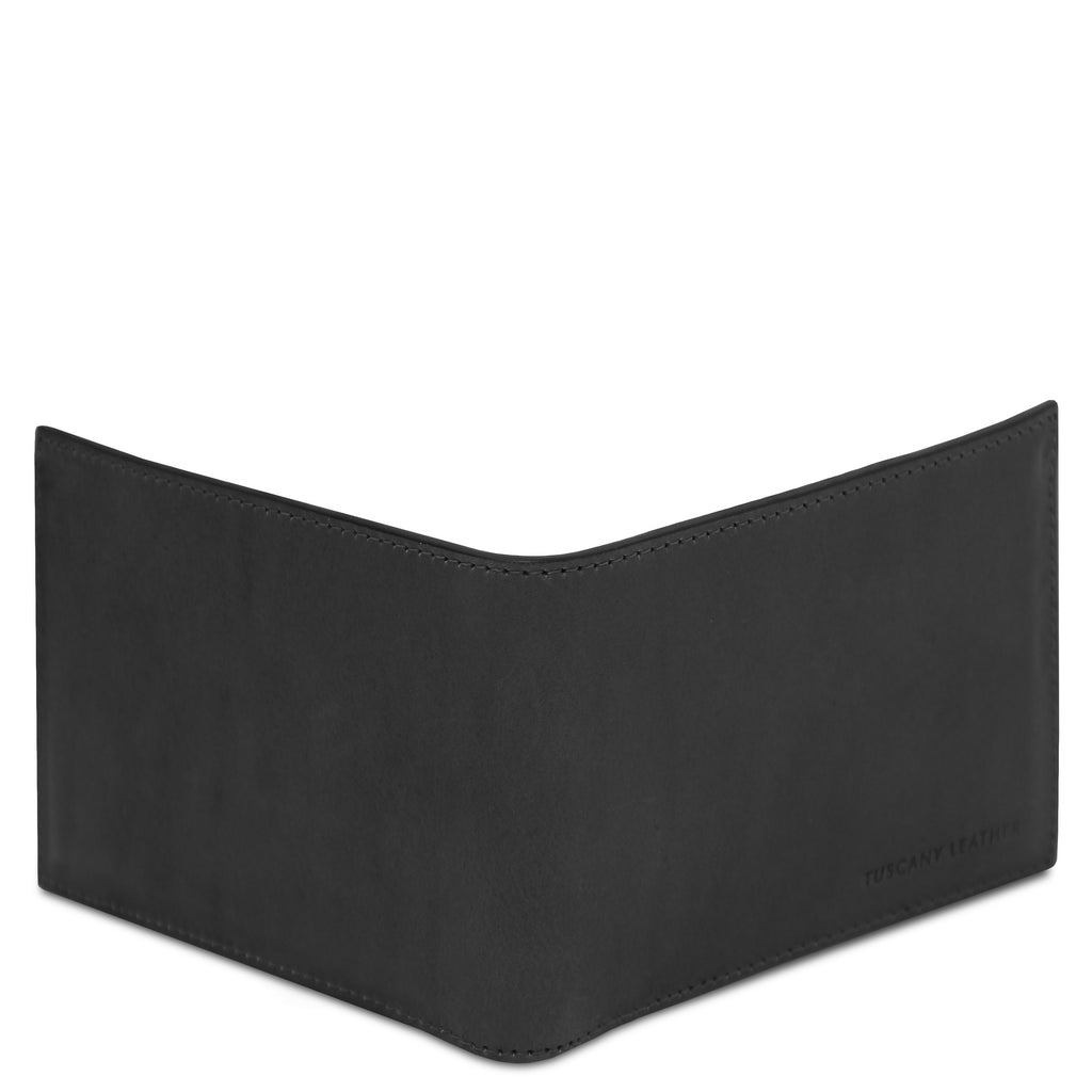 Exclusive 2 Fold Leather Wallet With Coin Pocket