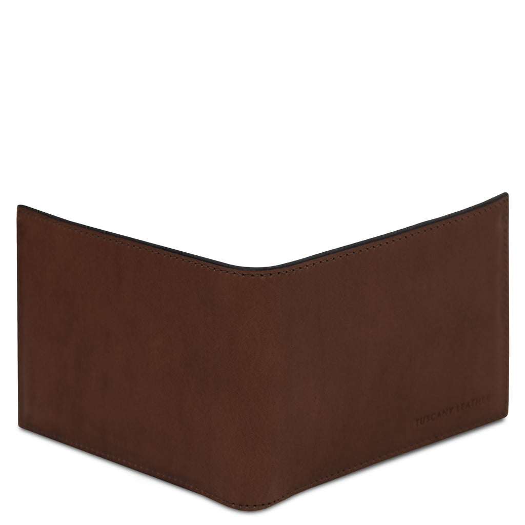 Exclusive 2 Fold Leather Wallet With Coin Pocket