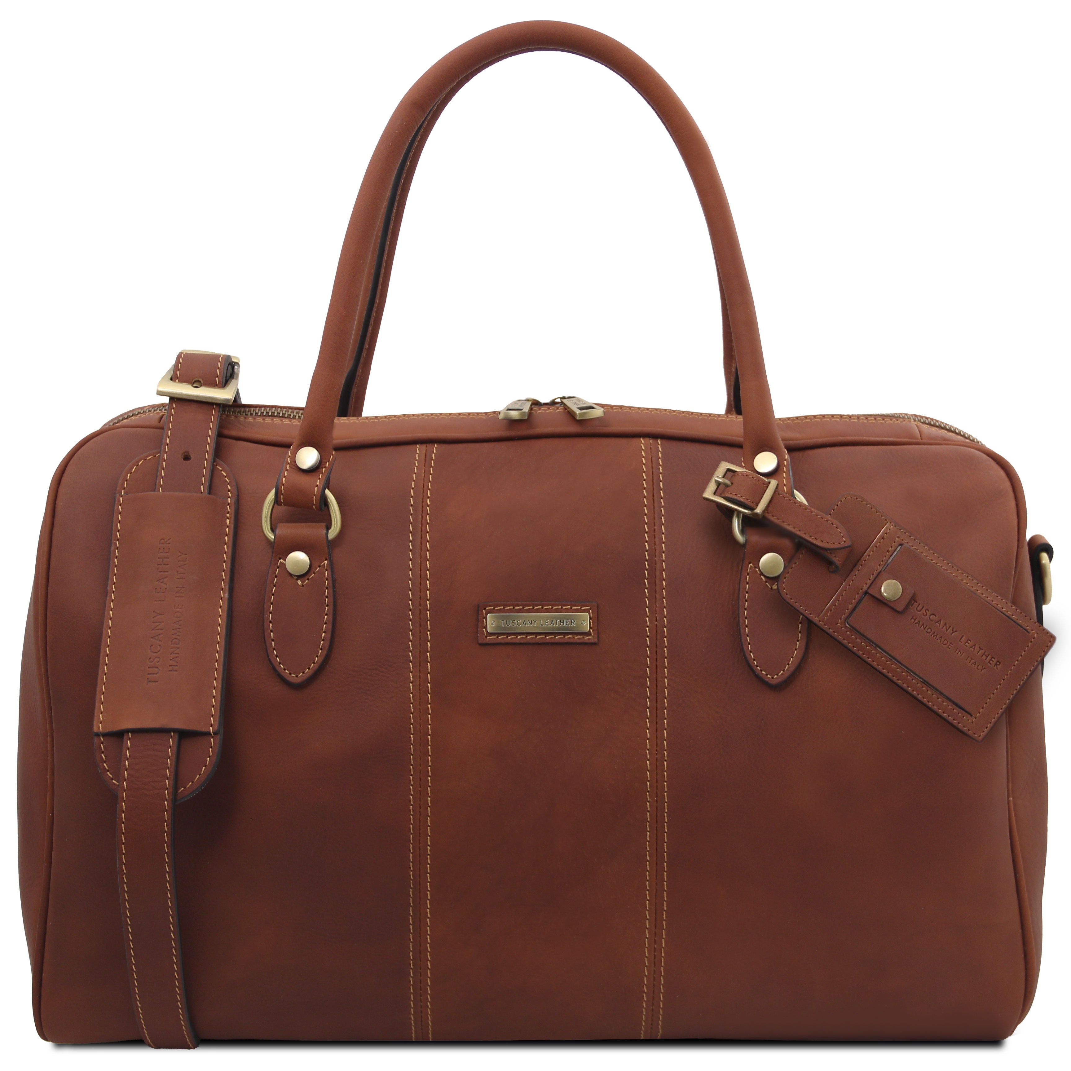 LISBONA Travel Leather Duffle bag - Large Size