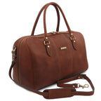 LISBONA Travel Leather Duffle bag - Small Size