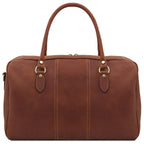 LISBONA Travel Leather Duffle bag - Small Size