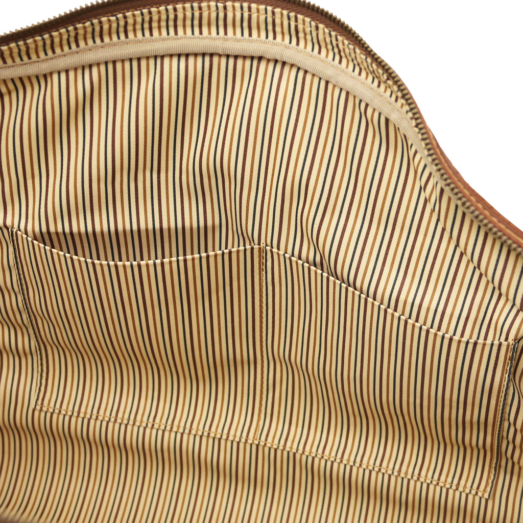 LISBONA Travel Leather Duffle bag - Small Size