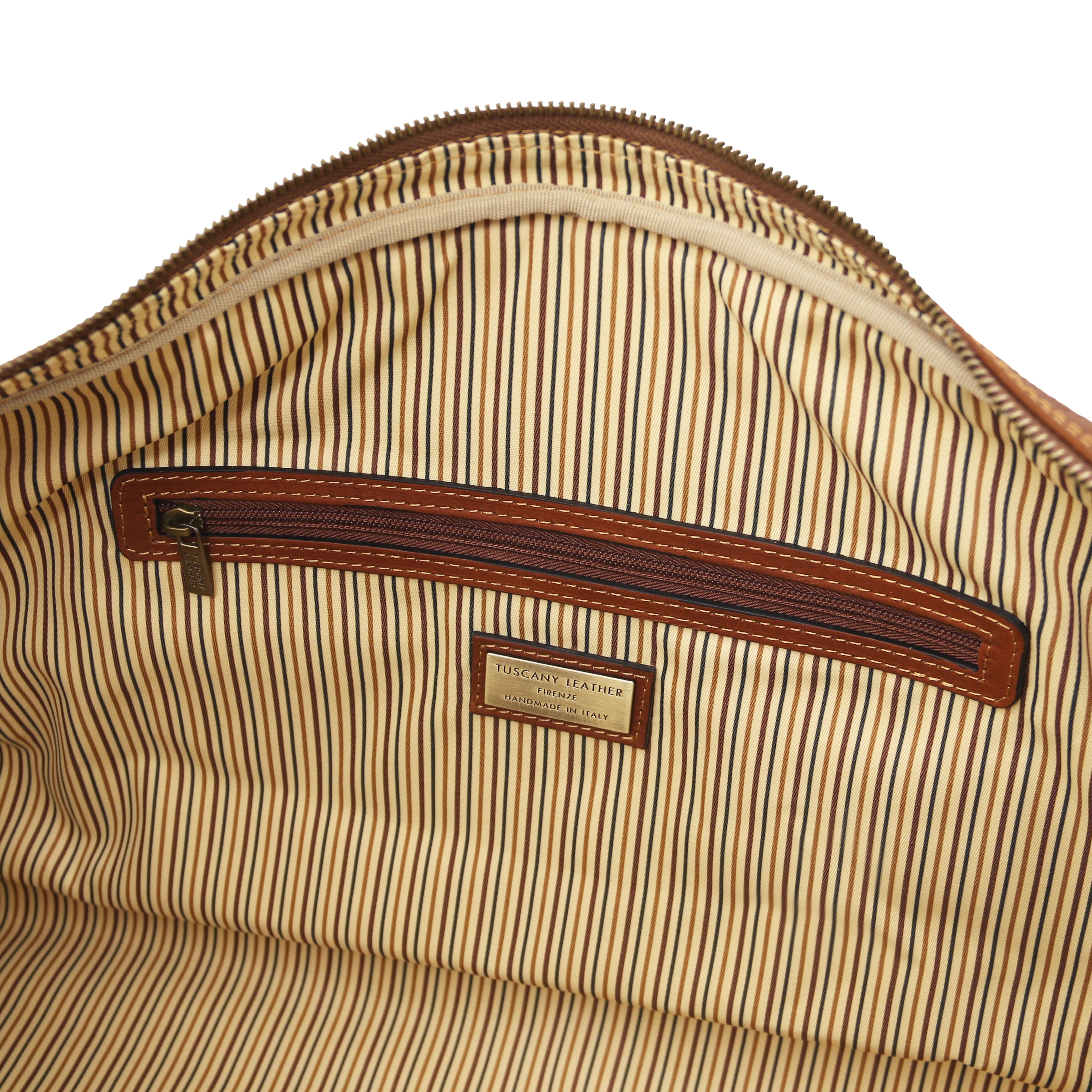 LISBONA Travel Leather Duffle bag - Small Size