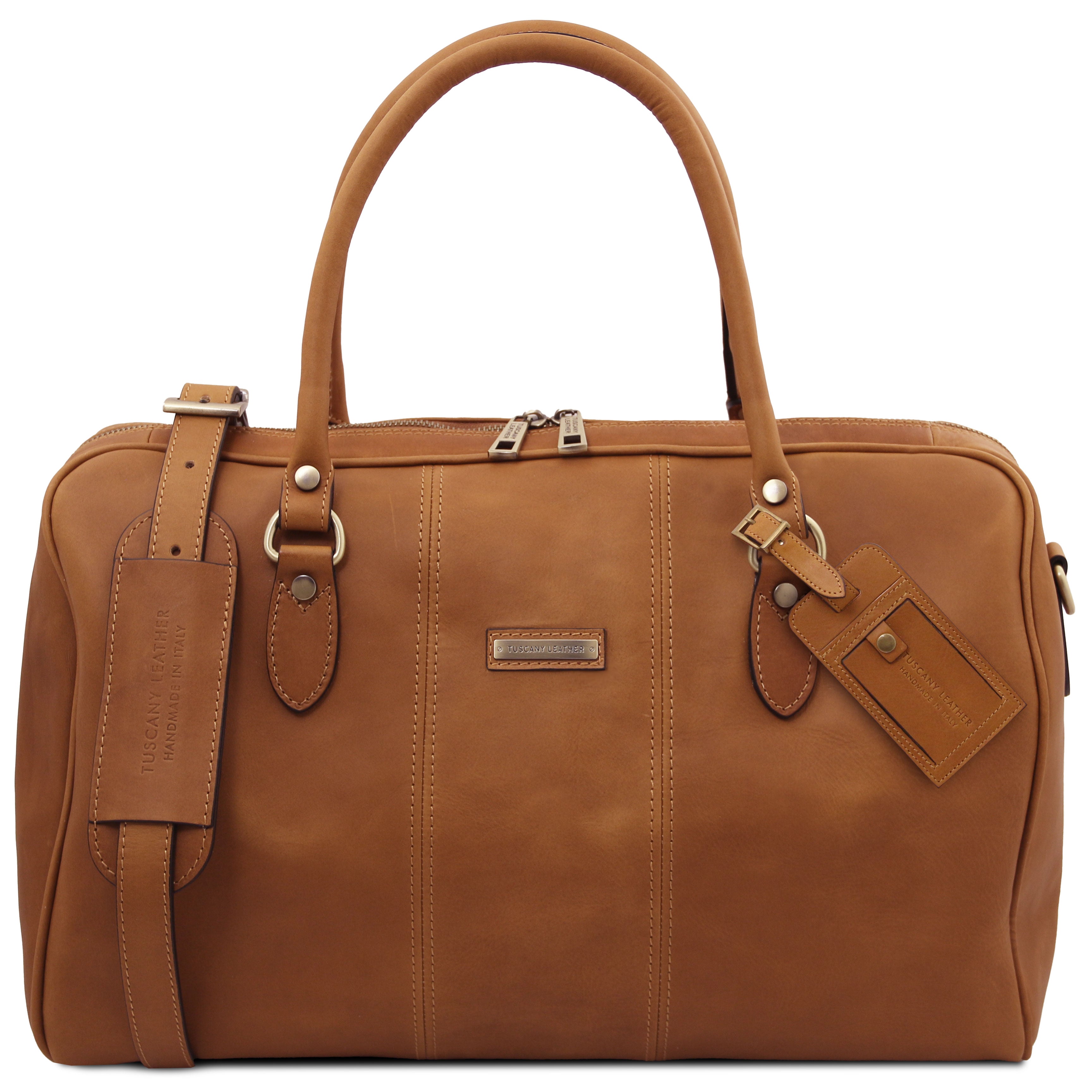 LISBONA Travel Leather Duffle bag - Large Size