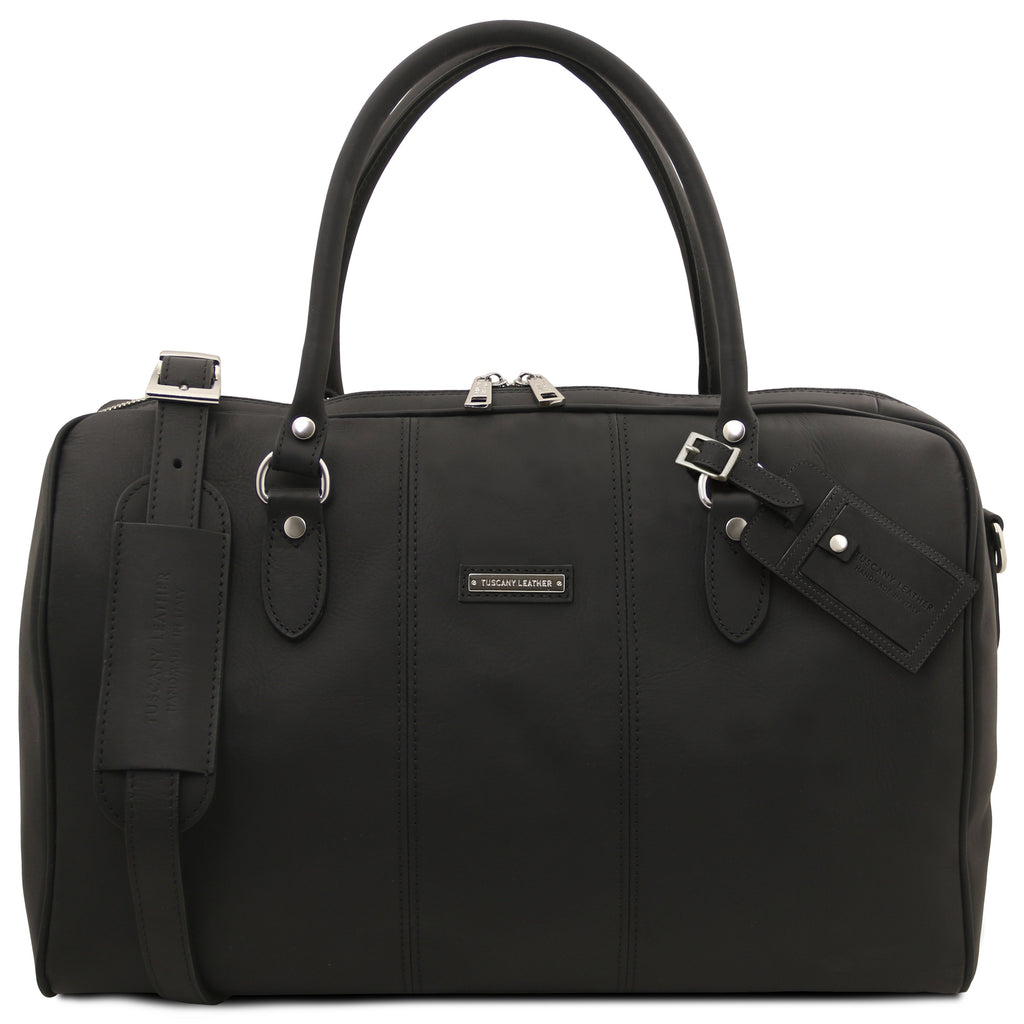 LISBONA Travel Leather Duffle bag - Small Size