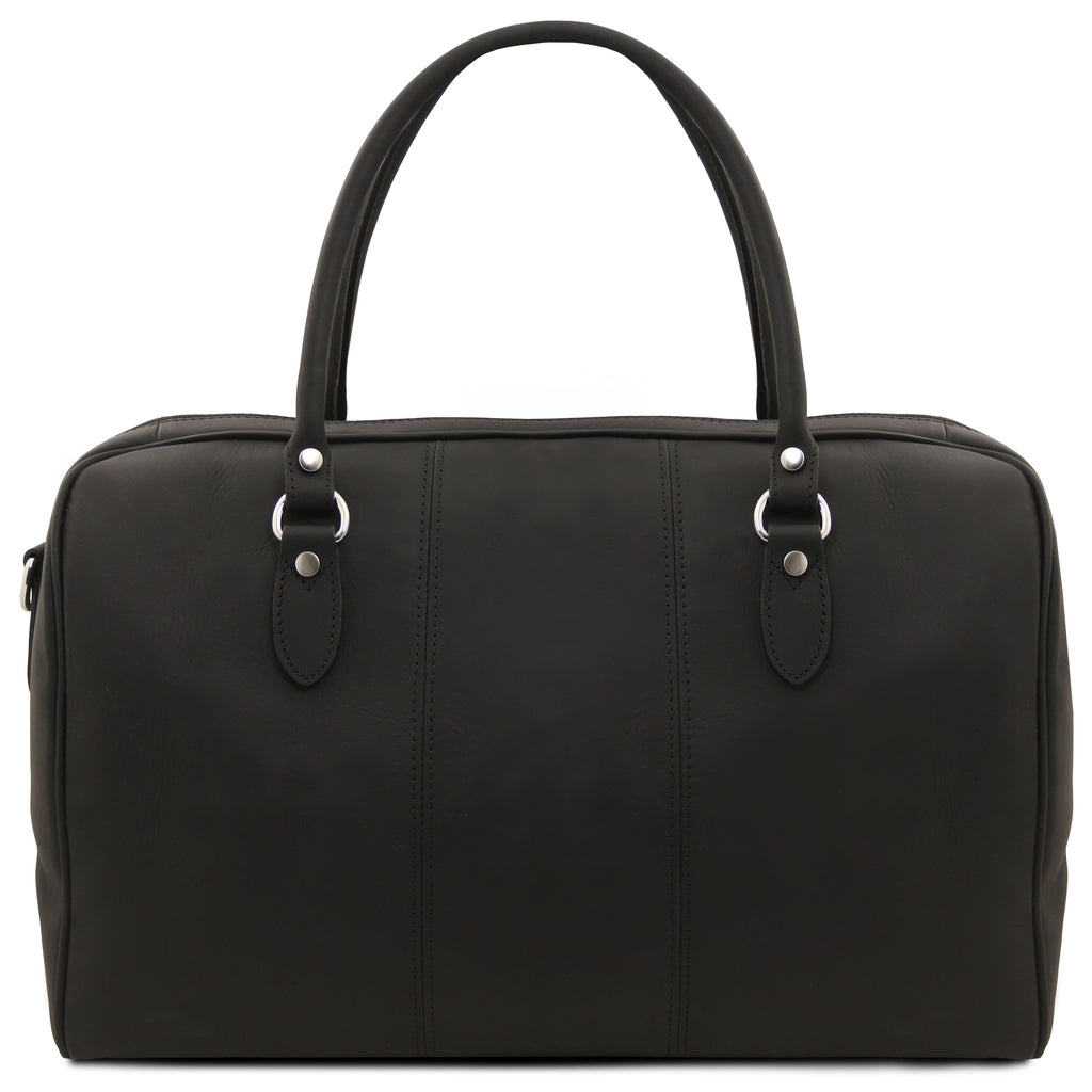 LISBONA Travel Leather Duffle bag - Small Size