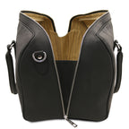 LISBONA Travel Leather Duffle bag - Small Size