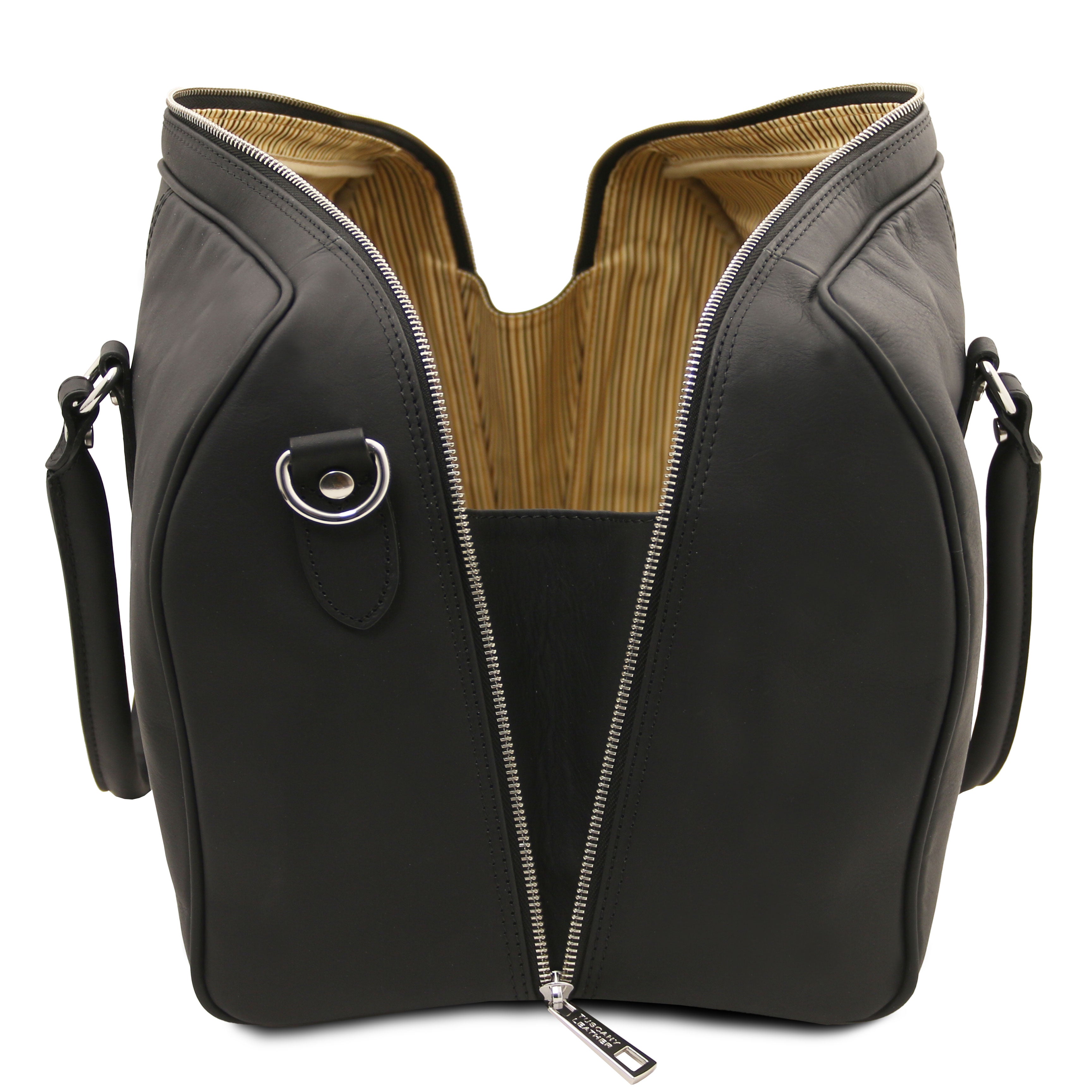 LISBONA Travel Leather Duffle bag - Small Size