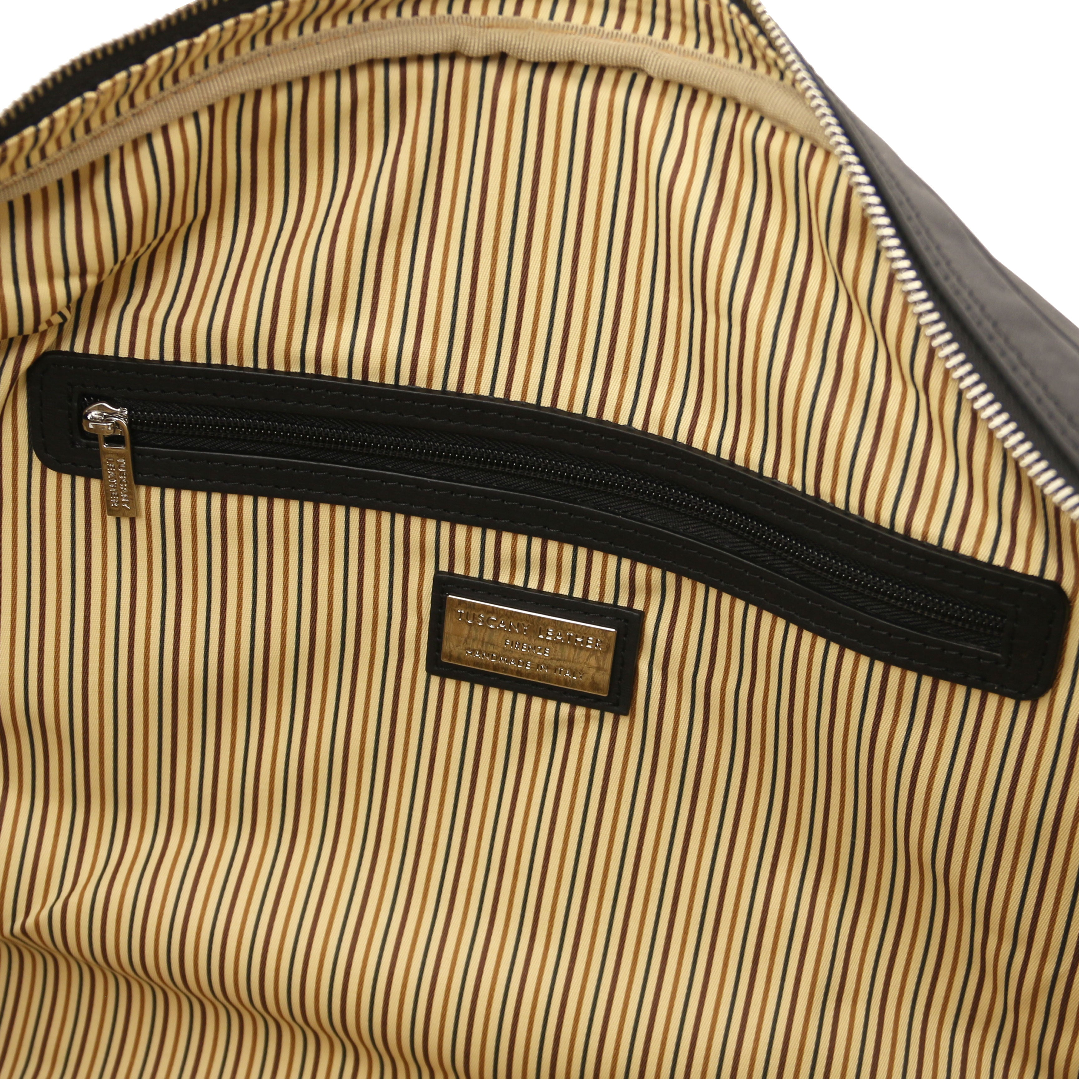 LISBONA Travel Leather Duffle bag - Small Size