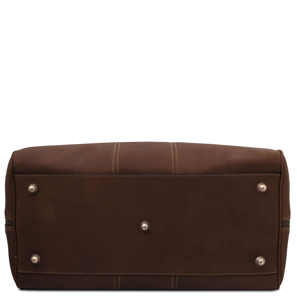LISBONA Travel Leather Duffle bag - Small Size