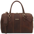 LISBONA Travel Leather Duffle bag - Small Size
