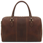 LISBONA Travel Leather Duffle bag - Small Size