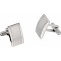 Rectangle Cuff Links - Stainless Steel