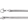 Oval Snake Chain 4.25 mm – Sterling Silver