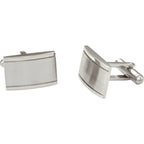 Rectangle Cuff Links - Stainless Steel