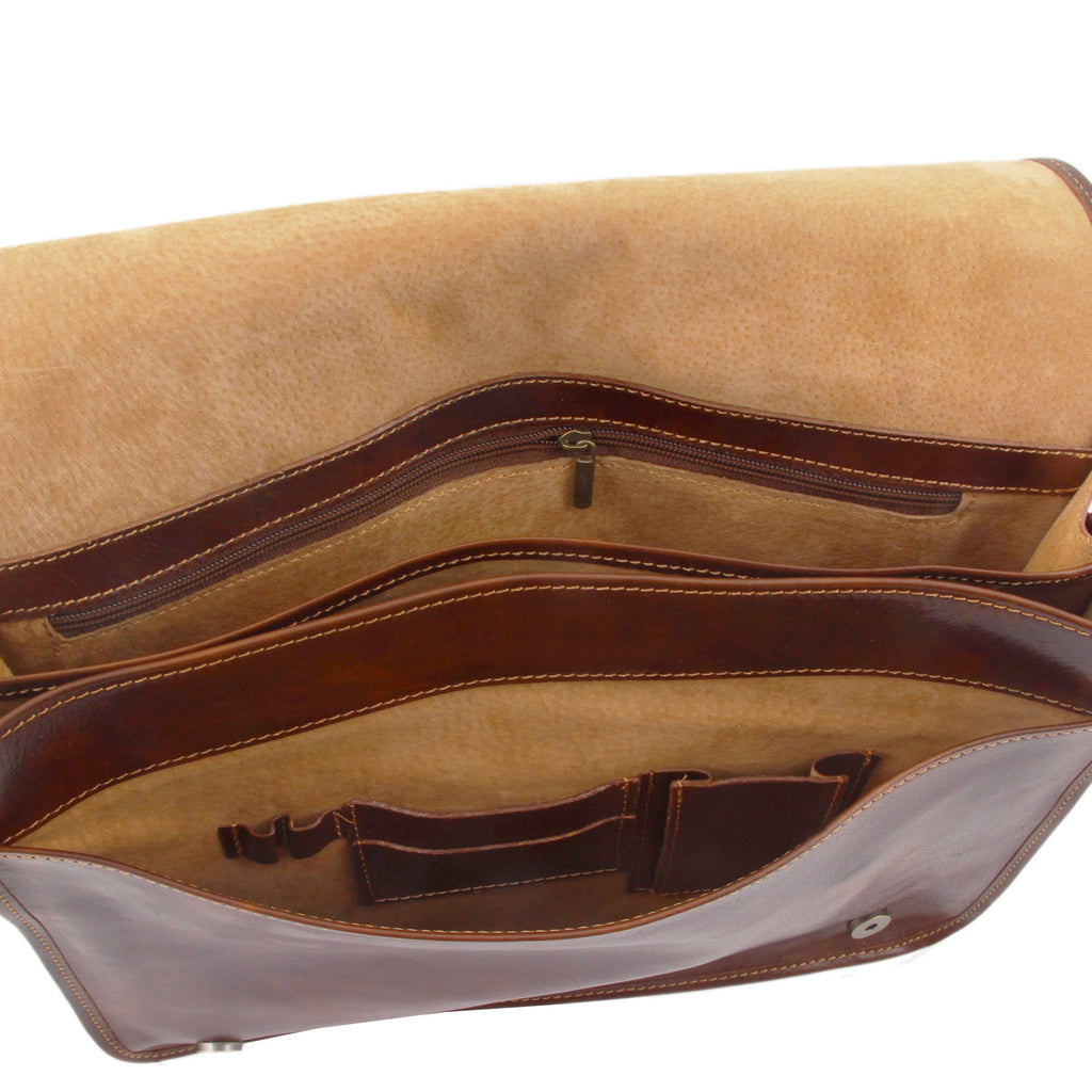 MESSENGER DOUBLE Crossbody Leather bag