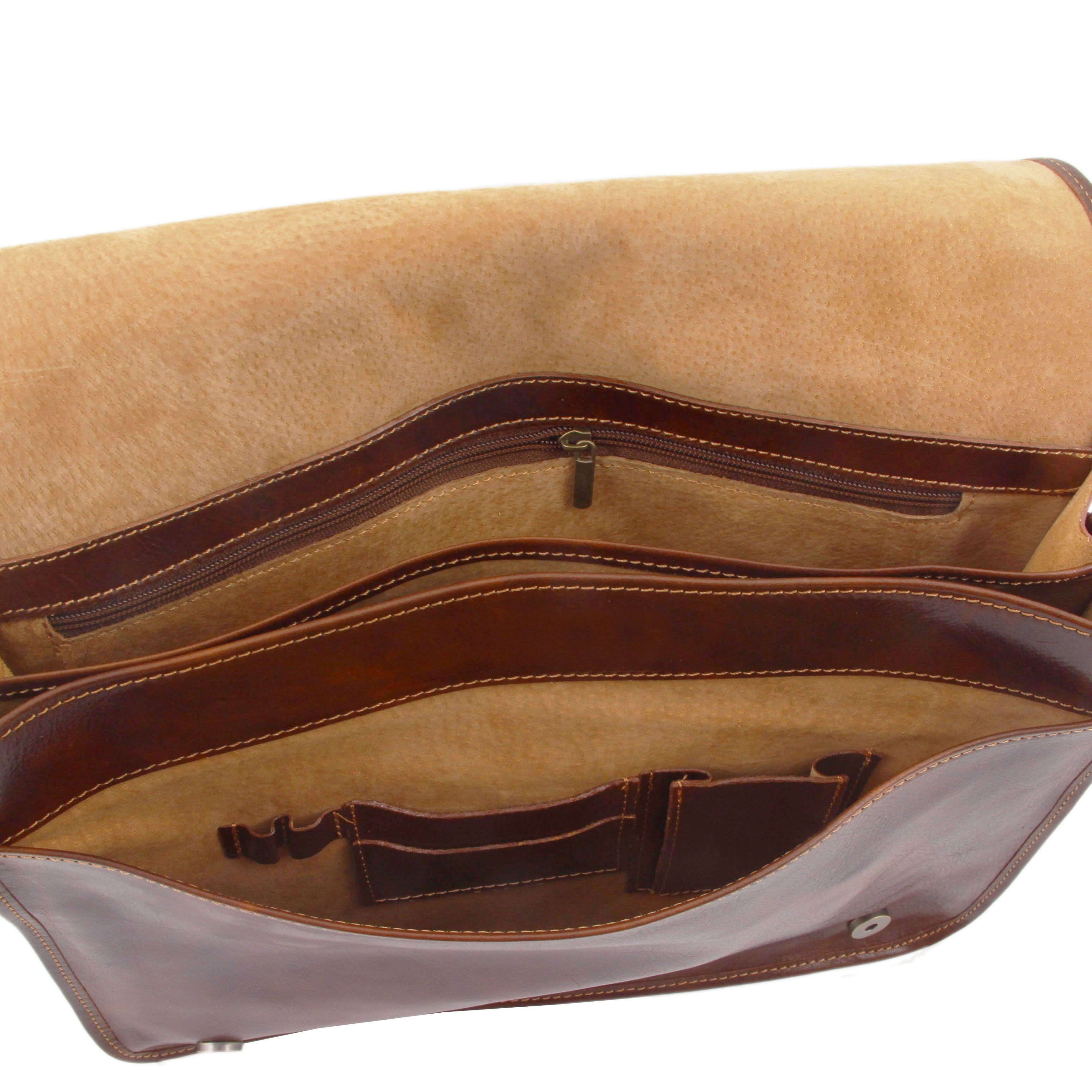 MESSENGER DOUBLE Crossbody Leather bag