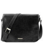 MESSENGER DOUBLE Crossbody Leather bag