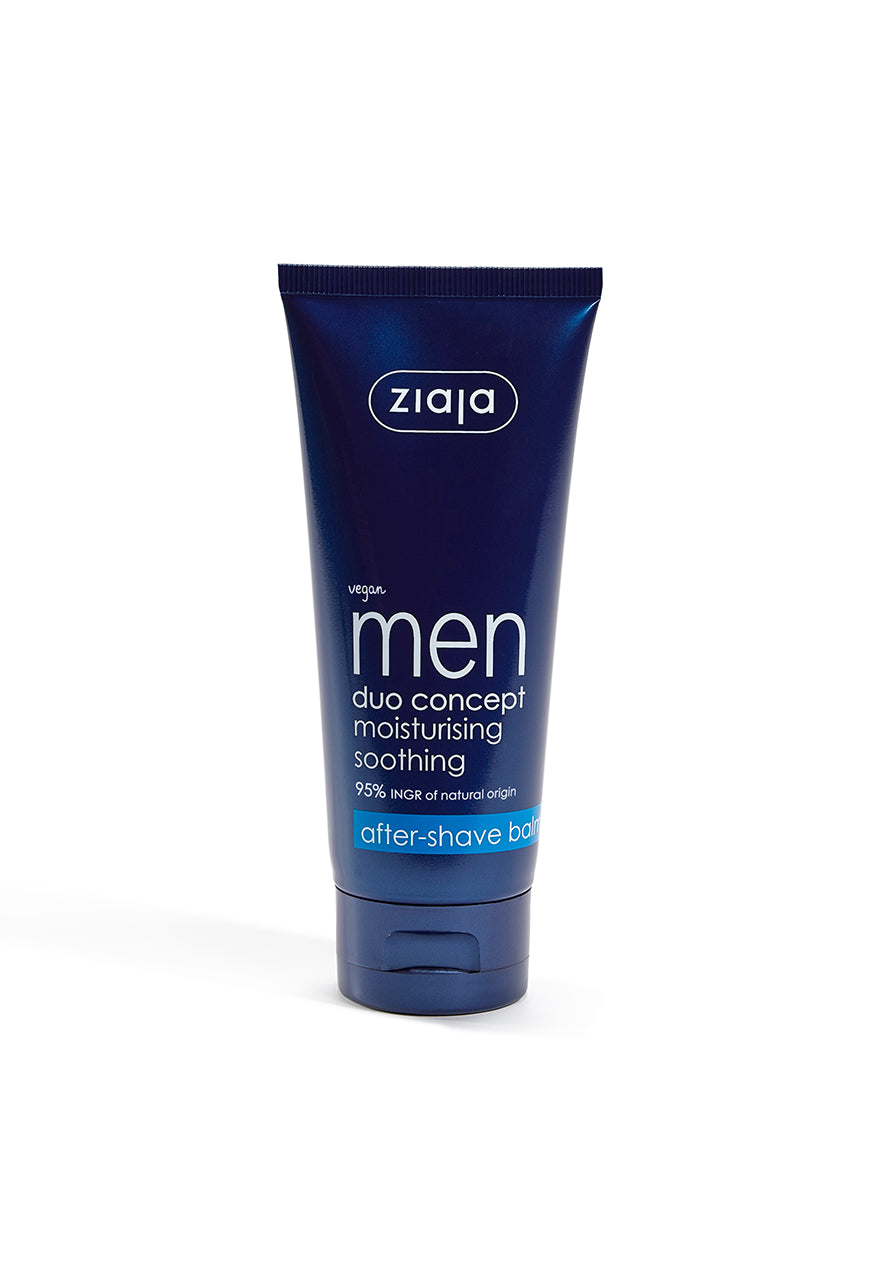 after shave -partabalsami, rauhoittava voide parranajon jälkeen