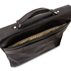 ALESSANDRIA LEATHER MULTI COMPARTMENT LAPTOP BRIEFCASE